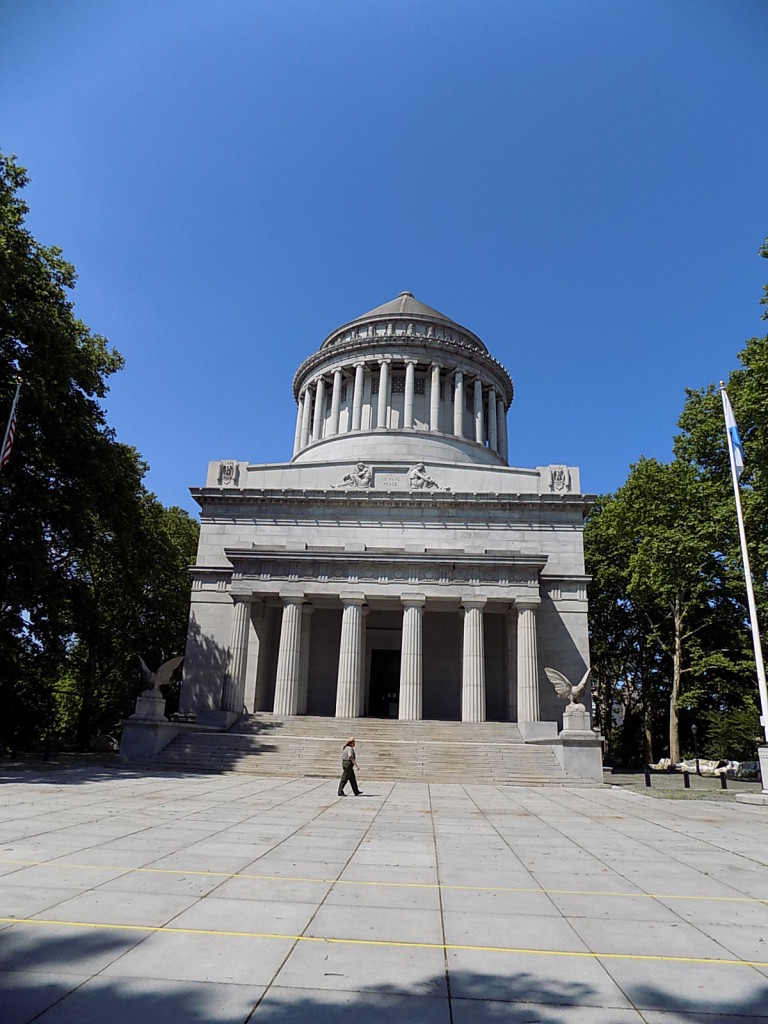 Outside Grant's Tomb